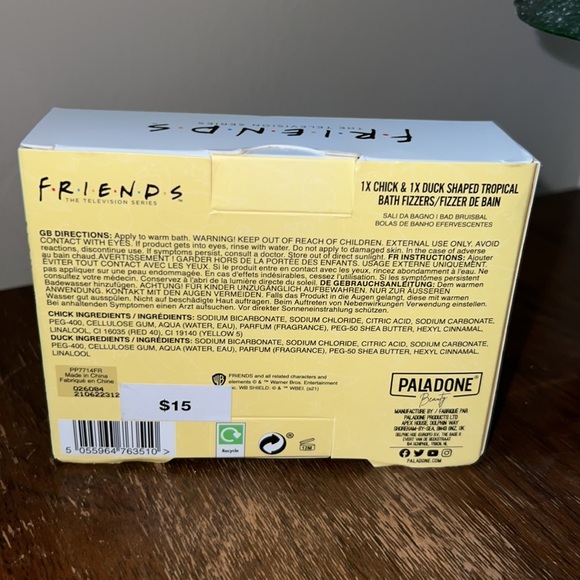 NWT 2 Piece Friends The TV Series Bath Body Fizzers Gift Set Bundle - Picture 8 of 10